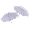 Photo Studio Lighting Kit Set 2Pcs 2 Meters 6.6Ft Light Stand + 2Pcs 33 Inch White Soft Light Umbrella + 2Pcs 45W Light