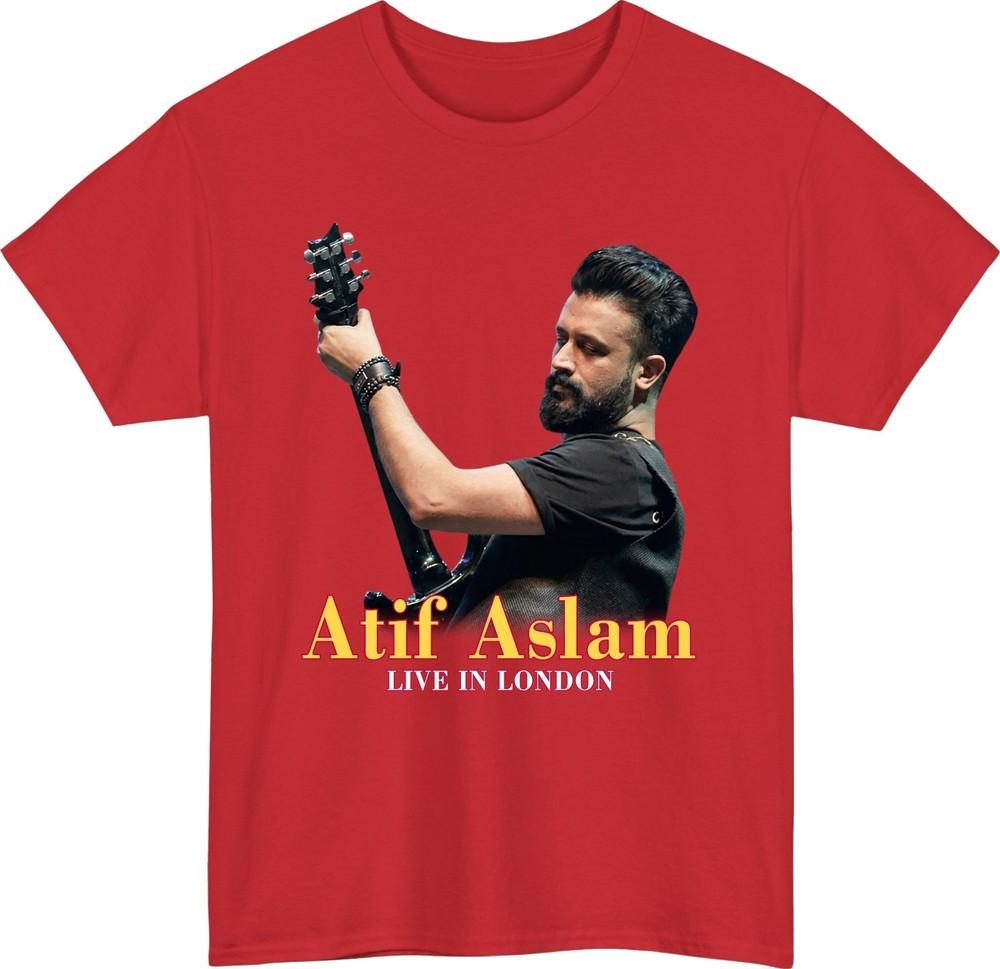 Atif Aslam London 2026 Concert TShirt Music Lover Singer Fan Unisex Tee Top S