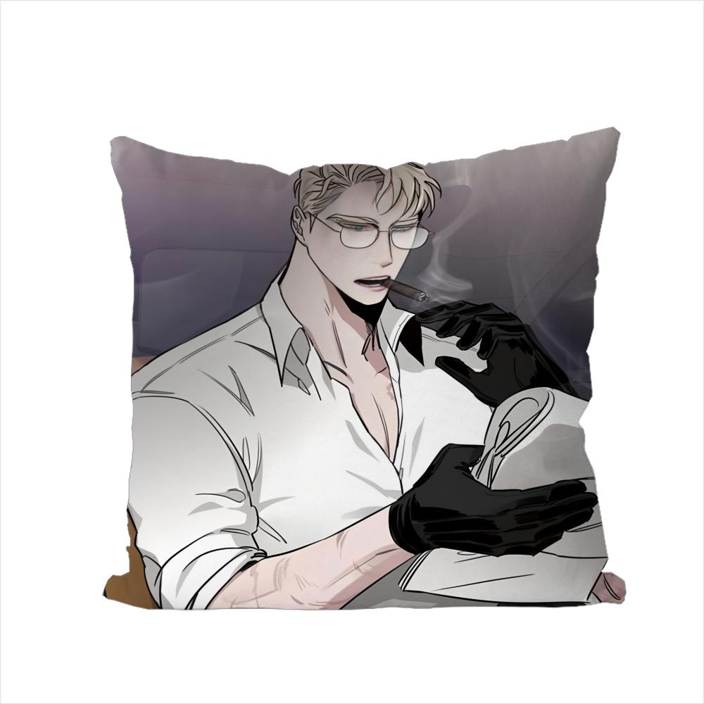 BL Mmanhwa Pillow Case For Car Sofa Decorative Home Doublesided Print Plush Square Throw Pillow Cushion Cover