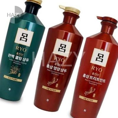 Heyzy Ryo Hongjindan Red Ginseng Cypress Shampoo Treatment Nutritional Conditioner, Ryeo Hongjindan Red Ginseng Nutrition Shampoo 820ml