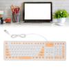 Foldable USB Wired Keyboard Waterproof Silent Keyboard Portable Silicone Keyboard  Computer Game