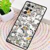 Raccoon TPU Phone Case For Samsung Galaxy note 10 pro S26 S25 S24 S23 S22 Ultra Plus S21 FE S20 Shockproof Cover