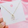 Non-Fading Luxury Maple Leaf Butterfly Clavicle Necklace