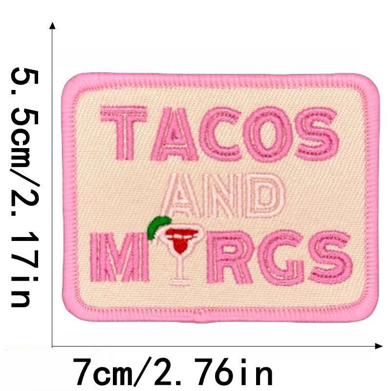 Liteon English Letter Embroidery Cloth Label for Hats, Bags, and Clothing Decoration