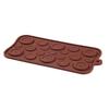 Home Baking Gadgets 19-Hole Silicone Button Molds, Three Sizes DIY Cake Decorating Tray, Cookie Molds Flexible Easy Release for Chocolate And