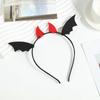 Halloween Verkleidung Kleiner Teufel Fledermaus Perücke Lustige Kopfbedeckung Requisiten Himmel Zöpfe Lustige Haaraccessoires Stirnband