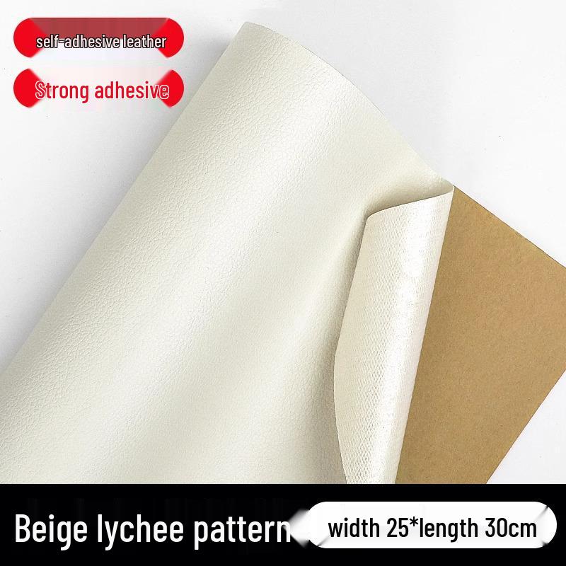 Echtes Leder Selbstklebender Reparaturflicken für Sofa und Sitzkissen, Wasserdicht