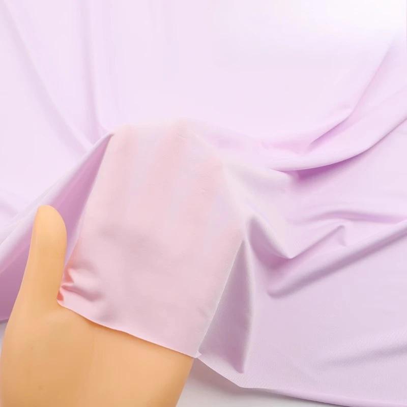 100x175cm Stretch Elasticity Ice Silk Fabric Four Sided Sun Protection Clothing Sleepwear Dresses Handmade DIY Clothing Fabric
