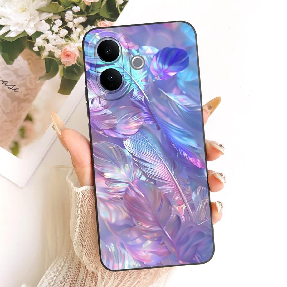 Butterfly Love Heart Bow Phone Case For Vivo V60 Lite 4G 5G V2530 / Vivo V60 V2511 T4 Pro Back Cover Soft Camera Protected Funda
