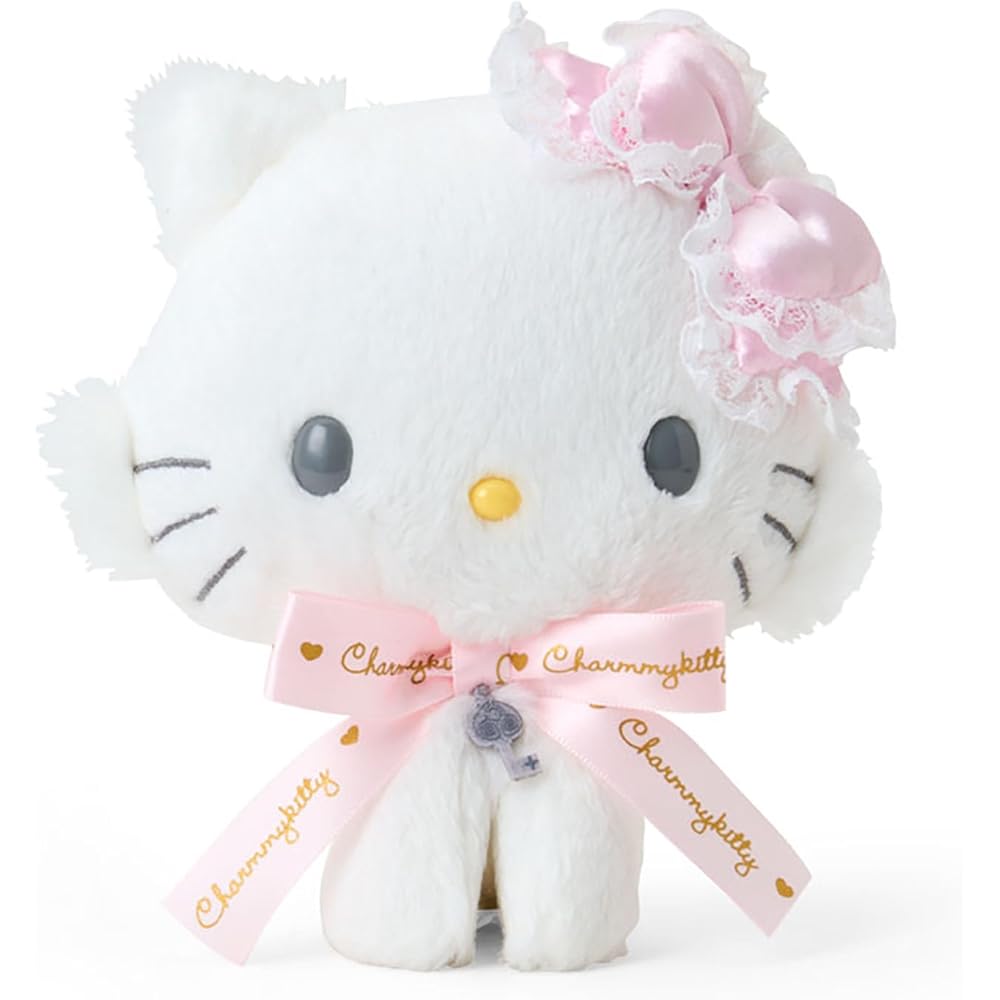 Sanrio Charmmy Kitty Plush Toy Character Award Edition Logo Ribbon Age 3 and Up 747831