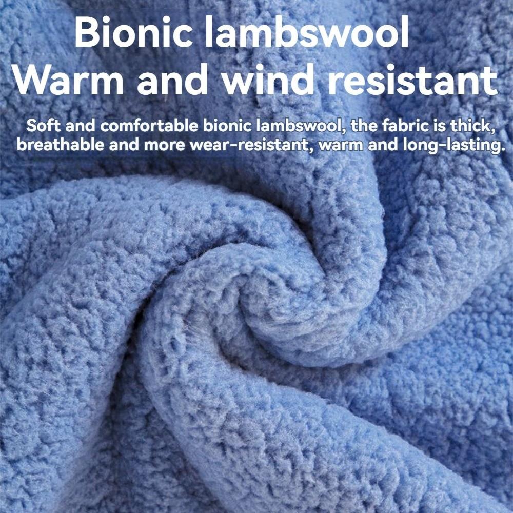 Warm Newborn Swaddle Wrap Imitation Berber Fleece Baby Blanket  Head Neck Protector