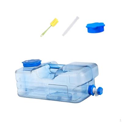 Water Container Carrier with Faucet Can Extension Tube Drinking Bucket for Outdoor