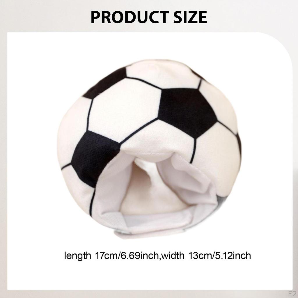 Football Doll Headgear Hat Headwear for Girls Funny Unique Cartoon Headpiece Dress Up