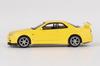 MINI GT 1/64 Nissan Skyline GT-R R34 V Spec Lighting Yellow (Right Handle) Finished Product
