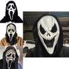 Scream Ghost Latex Mask Horror Costume Accessory For Halloween Parties