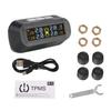 0-3.5Bar Digital Clock Car Tire Pressure Monitoring System Solar USB TPMS Rotating Holder T12 Temperature Warning Fuel Save
