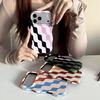 Wave Stripes Detachable 2 In 1 TPU+PC Hard Phone Case for iPhone 14 15 16 17 Pro Max Wave Edges Splicing Color Shockproof Cover
