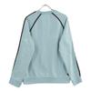 HERMES 21AW Light Blue Cotton Herringbone Piping Fleece-Lined Crew Neck Sweatshirt Pullover tops L blueUsed