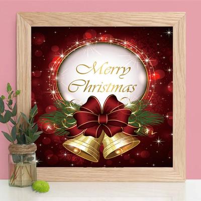Pintura Diamante Quadrado Completo Decorações de Natal Para Casa Kits de Arte