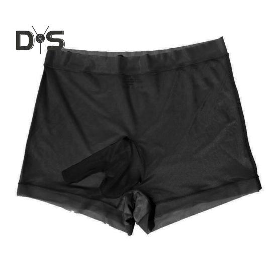 Muži Boxer Spodní prádlo Sexy Středně vyvýšené U-Convex Slim Fit Elastické šortky Kalhotky Ultratenké hladké ledové hedvábné kalhotky