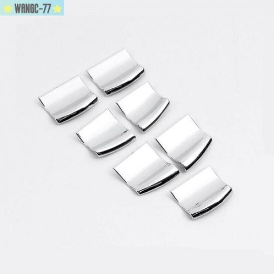 Chrome Car Window Lift Button Trim Cover Bezels For Nissan Rogue Sport 2017-