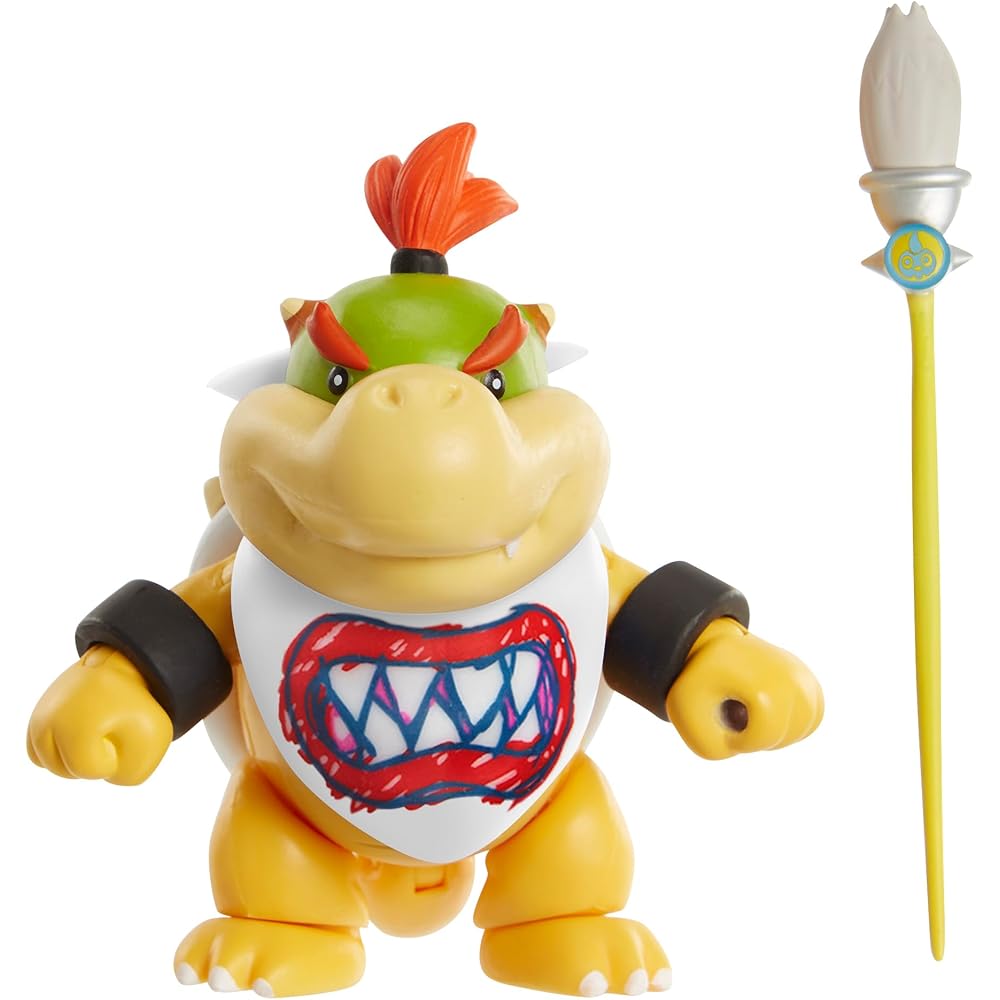 

Sanei Boeki Super Mario Figure Collection Plus Bowser Jr. with Brush FCP-006
