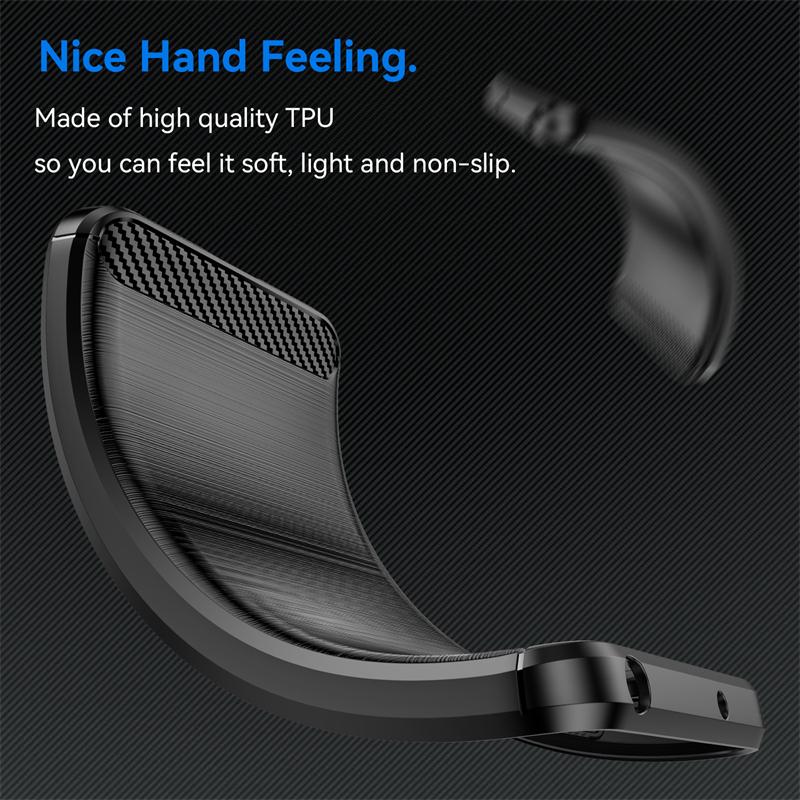 For Realme 14 Pro Plus Case Anti-knock Soft Silicone Carbon Fiber Back Cover Realme 14 Pro Plus Case For Realme 14 Pro Plus Case