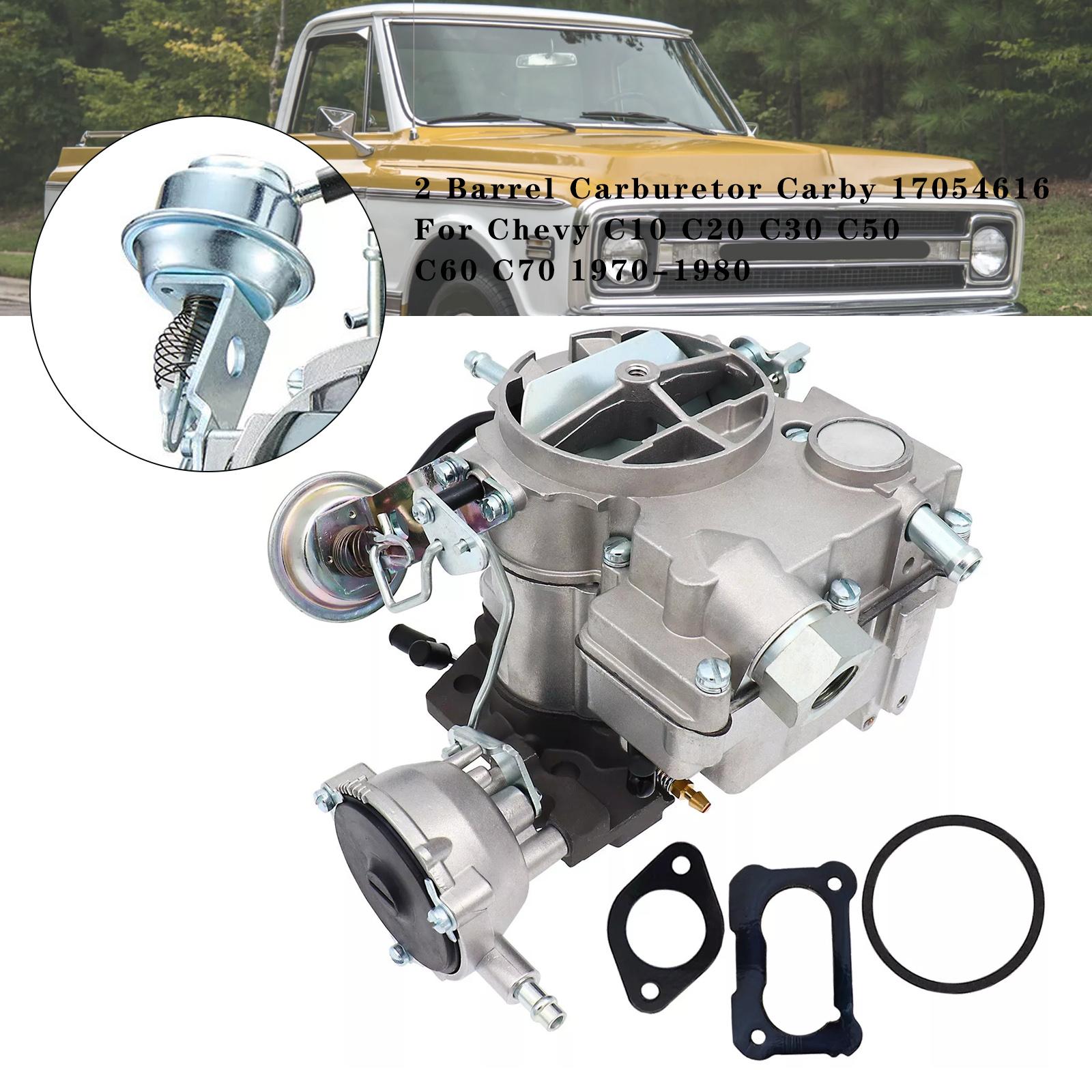 

2 Barrel Carburetor Carby 17054616 For Chevy C10 C20 C30 C50 C60 C70 1970-1980