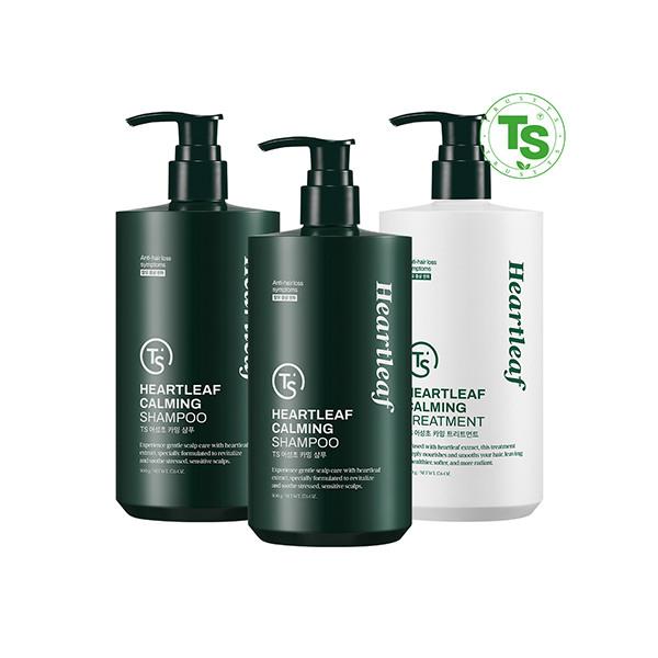 TS Eoseongcho Calming Shampoo 500g x 2 + Treatment 500ml