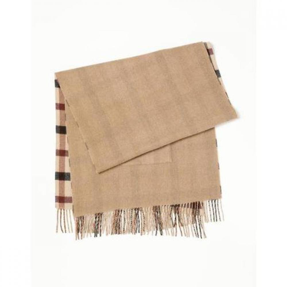 Daks 100 Cashmere House Check Reversible Pocket Shawl Dbmu9f833w2