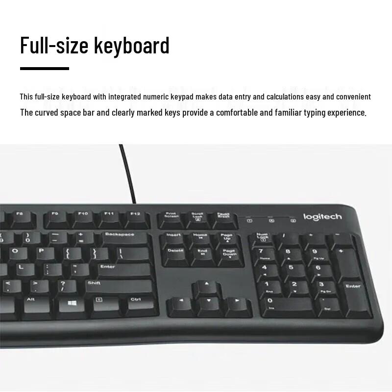 Logitech MK120 Wired Keyboard and Mouse Combo
