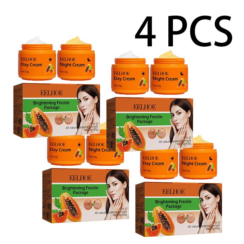 EELHOE Papaya Whitening Freckle Cream lightens freckles and dark spots, brightens and moisturizes the skin.