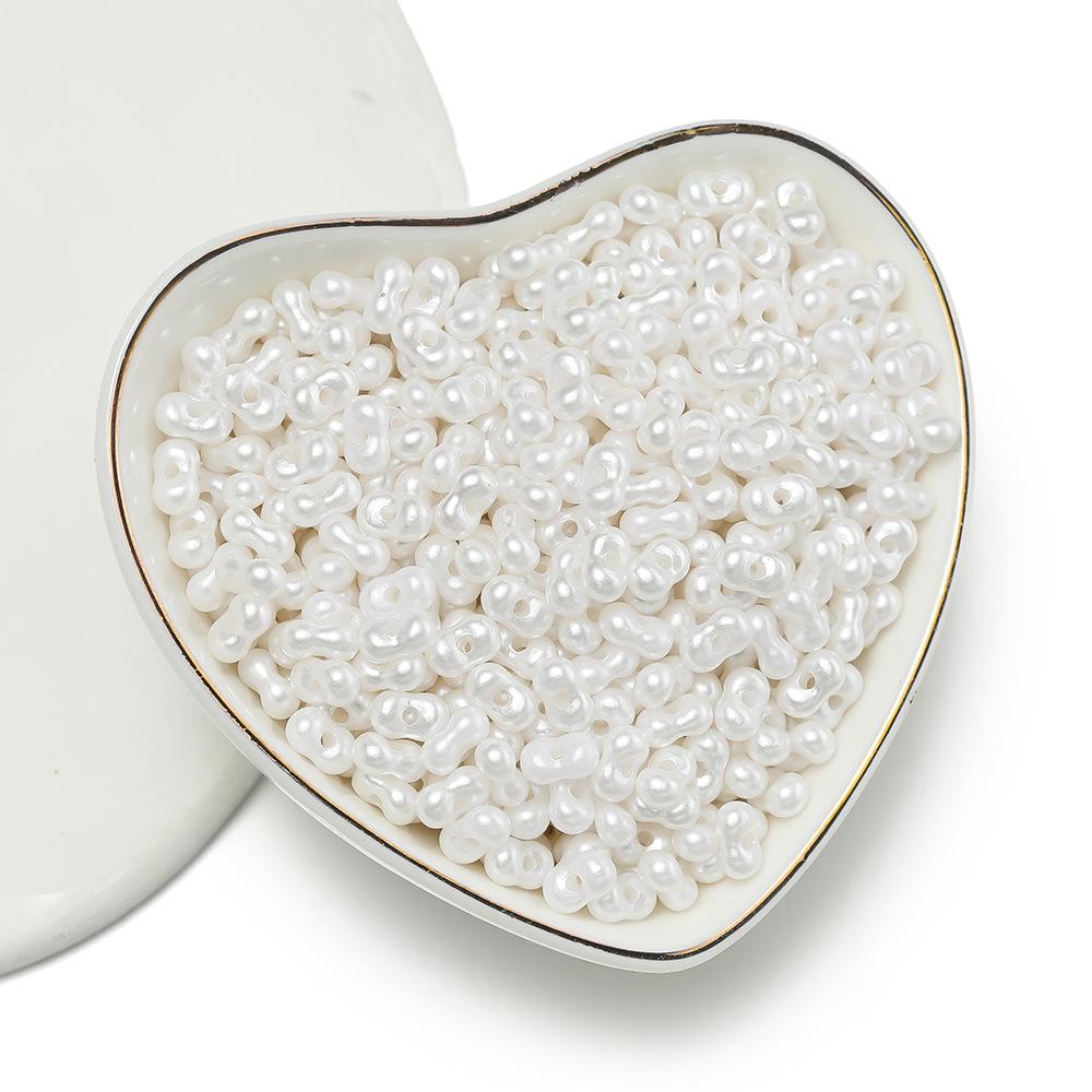 

100 шт./пакет арахисовые бусины акриловые жемчужные рисовые бусины высококачественные макаронные бусины DIY браслет ожерелье материал аксессуары pearlescent color