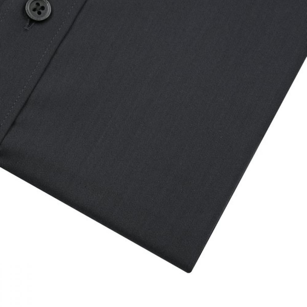 Schmal geschnittenes dunkelgraues Langarmhemd Cdhz1b5354g0