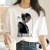 Japanese Anime Attack On Titan Graphic Print Harajuku T Shirt Casual Fashion Short Sleeve T-Shirt Women Graphic T Shirts