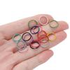 200pcs/lot 8mm 10mm Colorful Open Jump Rings Findings Double Circle Loop Jump Ring Connector For DIY Jewelry Making