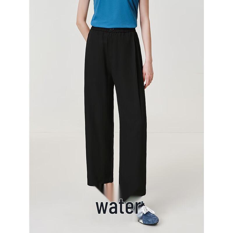 JUZUI Annerou Damen Sommer 2025 Tapered Plisseehose