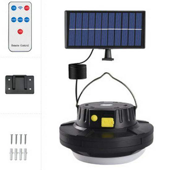 Lotus-Shaped Solar Rotating LED Lamp: USB-Rechargeable for Outdoor Camping, Night Market, and Emergency Use.