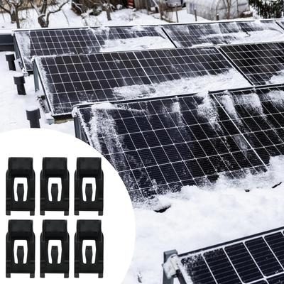 6x Pv Snow Clips Easy To Install Winter Prevent from Falling Off The Panels On Roof Solar