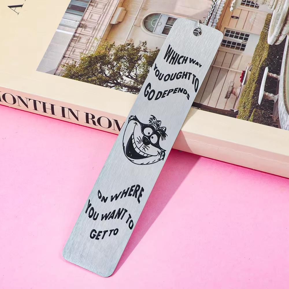 MINISO The Stainless Steel Pendant Bookmark of The Movie Protagonist, A Bookmark Gift for Good Friends, and A Graduation Gift