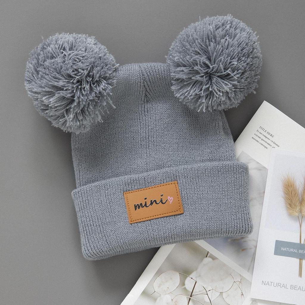 1/2 Stück Neugeborenes Baby Wintermütze Kinder Beanie Mütze für Mädchen Jungen Säuglingszubehör Kinderhüte Elastisch 0-3J Kleinkind Mädchen Jungen Mütze