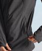 Leijibi Tech Flow Hydro Performance Loose Fit Hooded Zip-Up Rash Guard W Charcoal