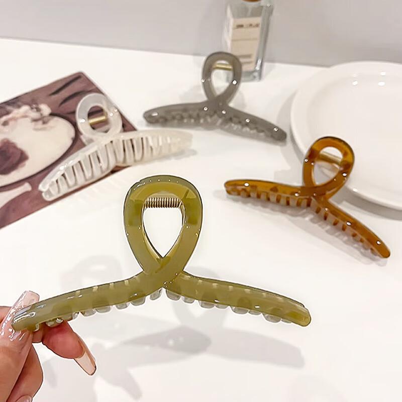 TaTanice Women's Large Hair Claw Clips, 4-Pack