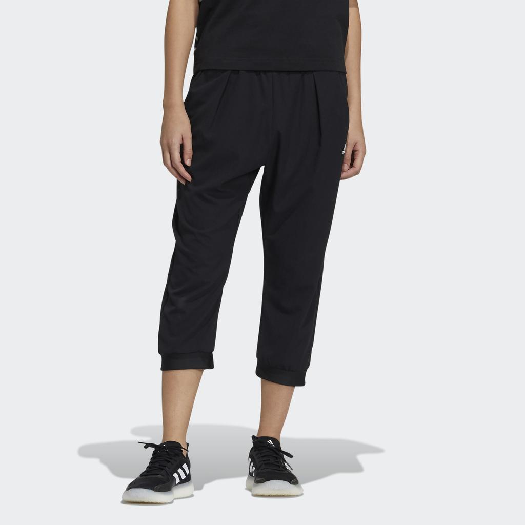 Adidas W Mhe Wv Capri Training Pants Women Bottoms Black GM8833