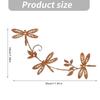 3D Metal Dragonflies Wall Art Hanging Decoration Wrought Iron Wall Hanging Sculpture Garden Homes Party Decoration