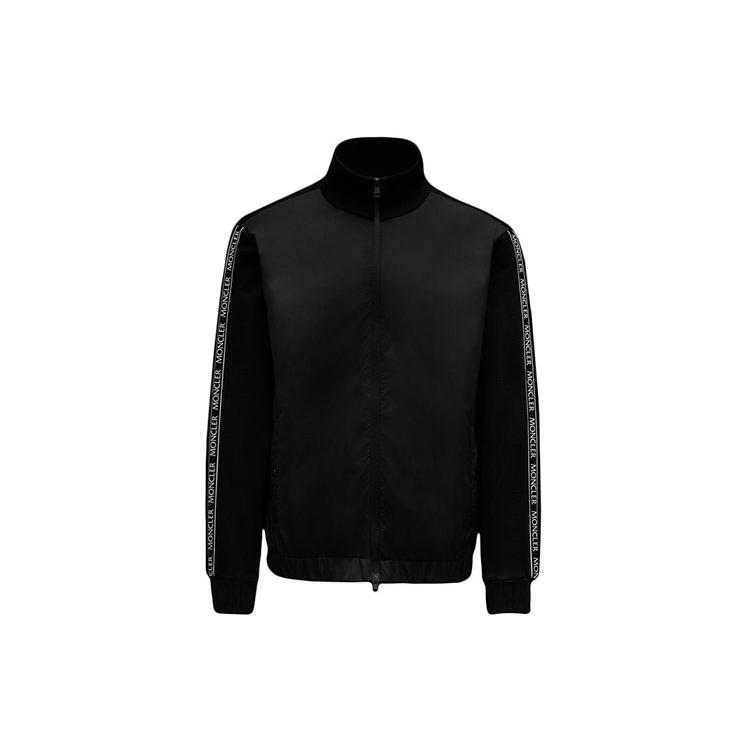 Moncler SS21 Jackets Men's Black Stand Collar Moderate G20918G00028809KR999