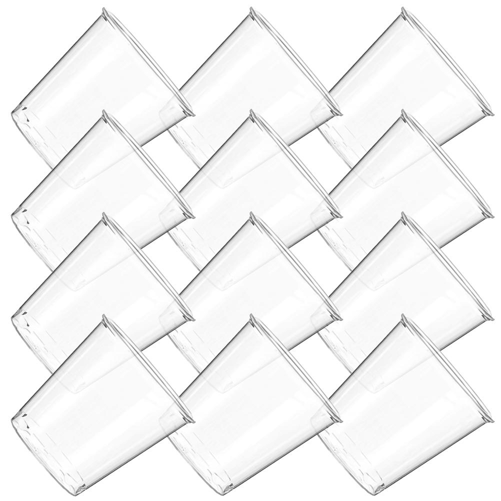 100 Pcs Disposable Wineglass Travel Cups Clear Party Plastic for Mug Supplies Drinking
