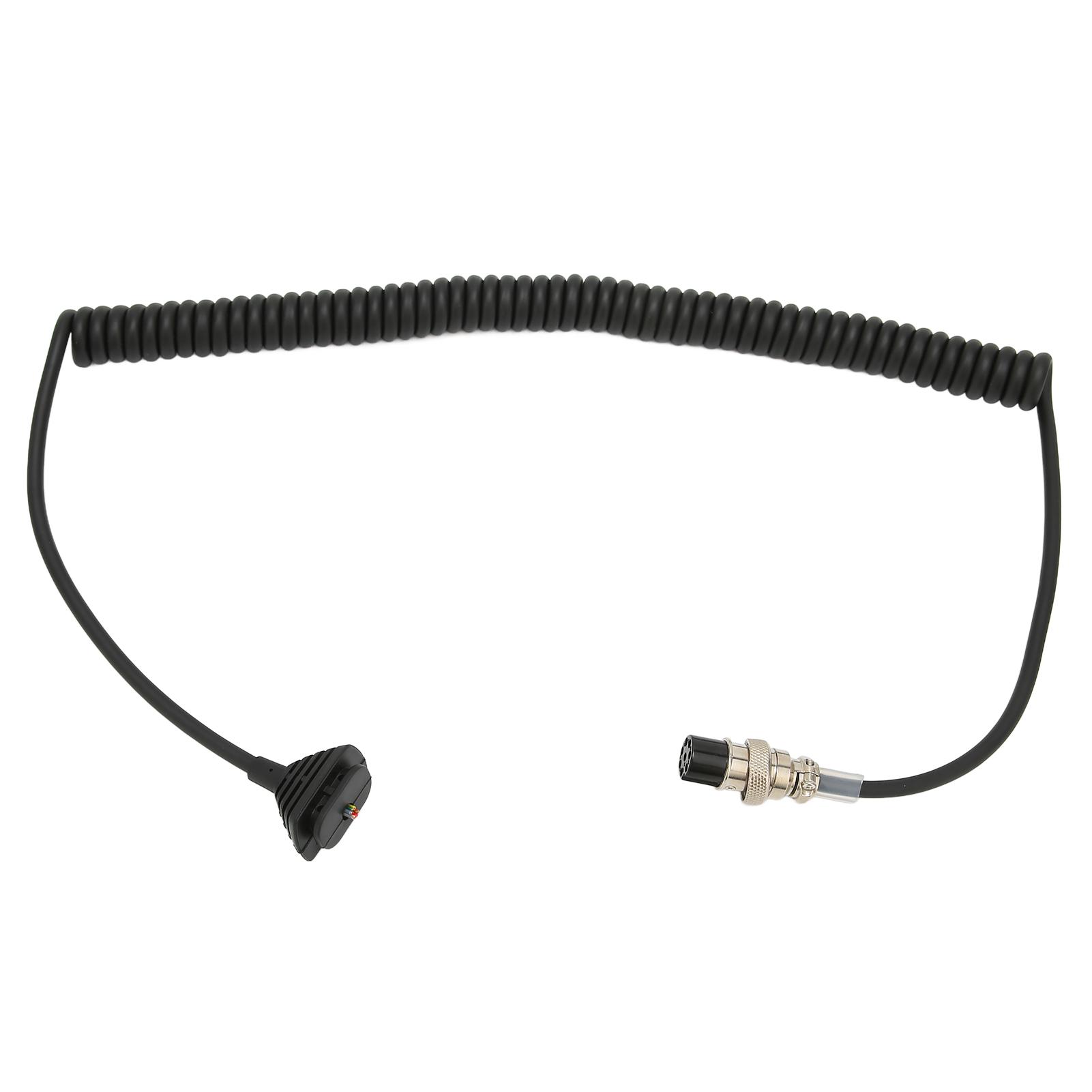 

Кабель для ручного микрофона, сменный растягивающийся кабель-шнур для микрофона динамика для Alinco DR-03 DR-06 DR-135