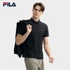 Fila Men's Cooling Knit Short Sleeve Polo Shirt