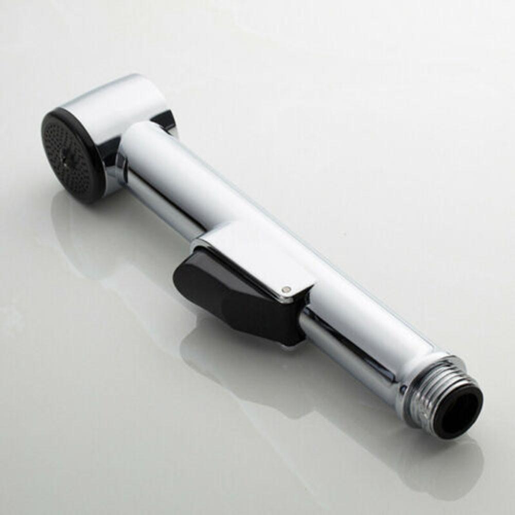 Kit Shower Head Toilet Spray Chrome Hand Held Handheld Douche Bidet